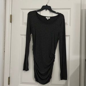 MSSP long sleeve top with gathered sides